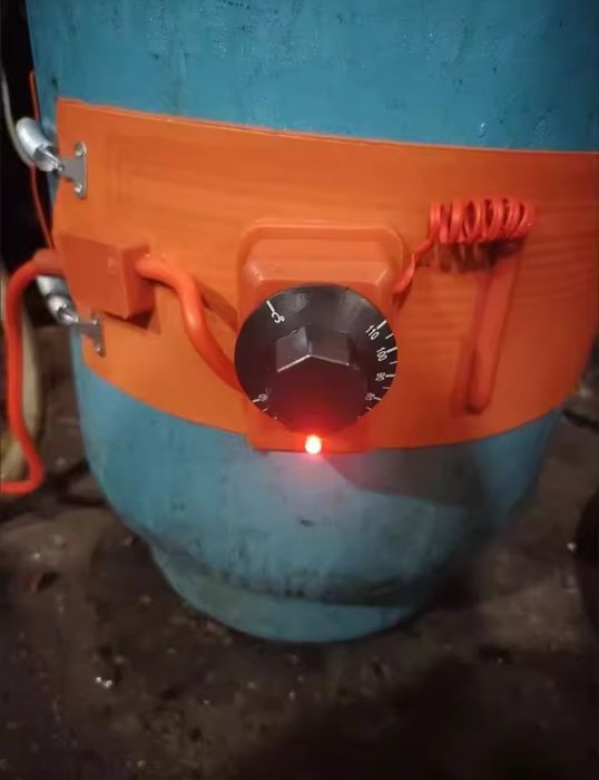Пояс нагрівач силіконовий для бочок/ газових балонів