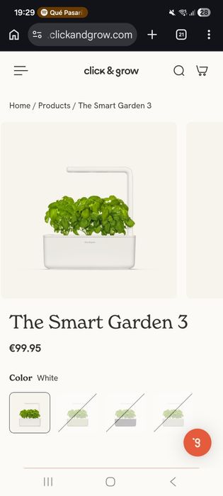 Smart Garden 3 com pouco uso