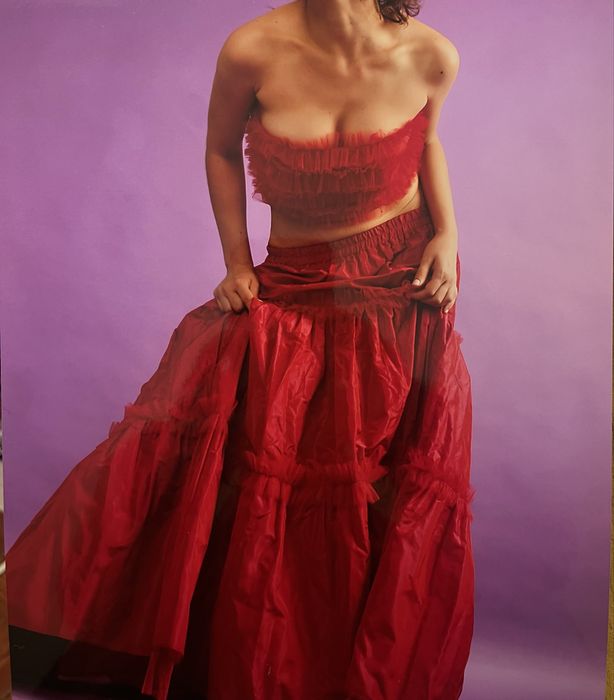 Vestido Vermelho de cerimónia