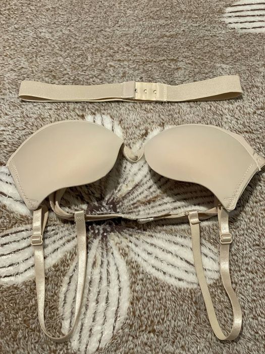 Бюстгальтер пушап 36/80, телесний, новий, лiф, бюстiк