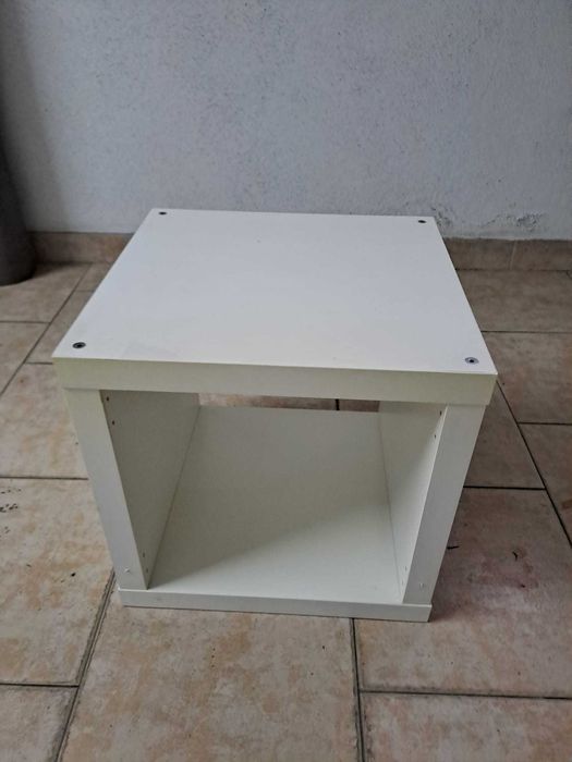 Três estantes (cubos) KALLAX, Ikea, branco, 42x41 cm