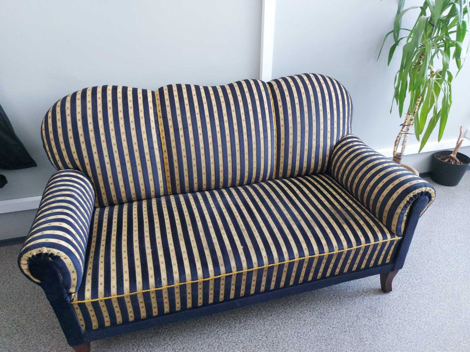 Zestaw sofa, fotele 2+1 sprężyny