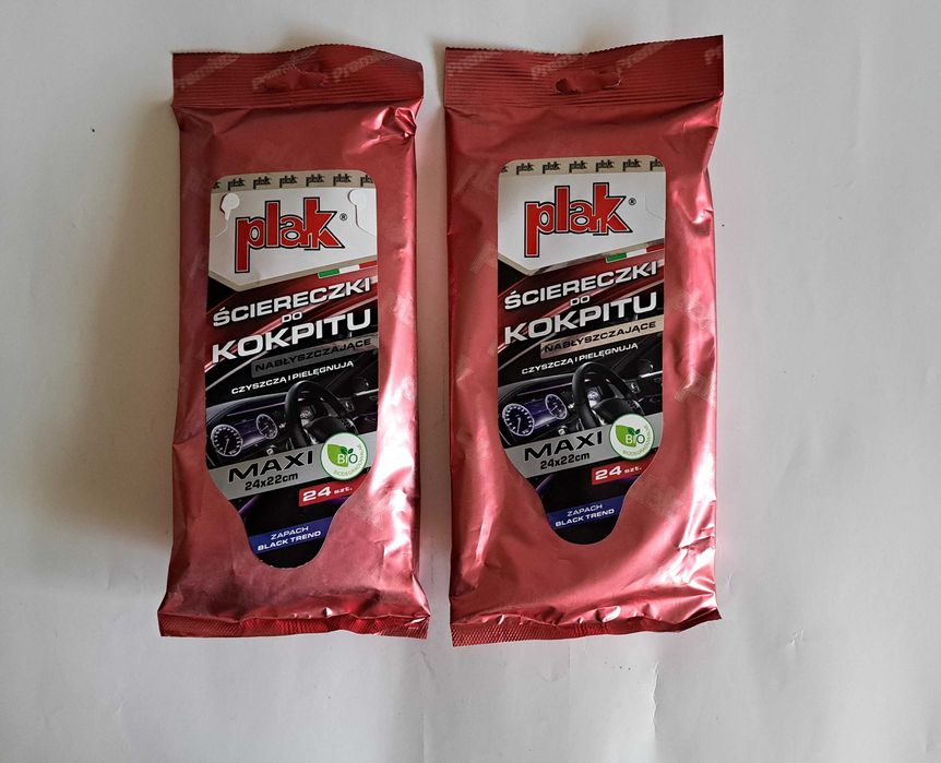 Plak MAXI ściereczki do kokpitu 2x24 szt