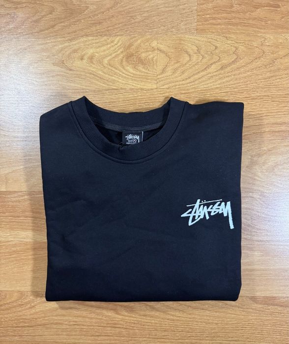 Camisola Stüssy preta - estilo simples e icónico