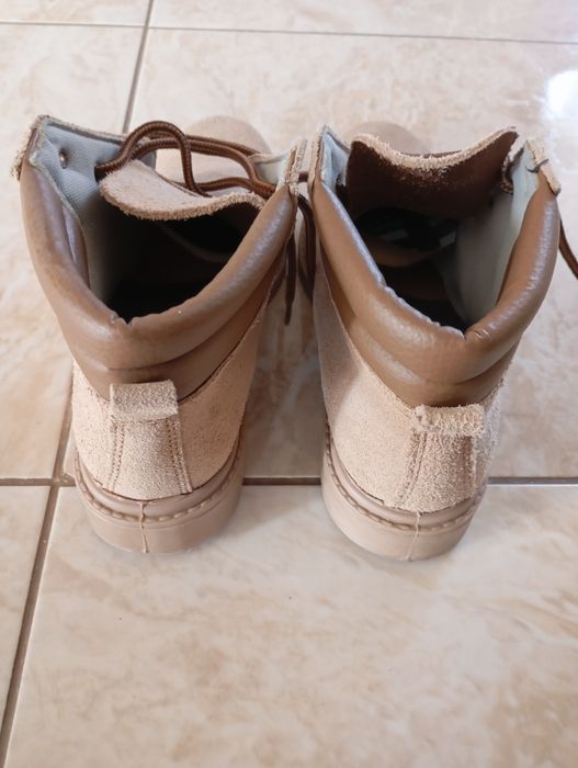 Buty sportowe męskie skórzane