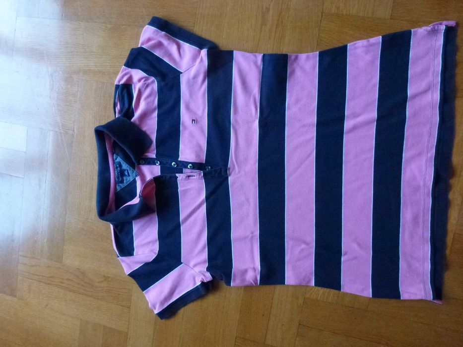 TOMMY HILFIGER polo damskie krótki rękaw oryginalne L/XL