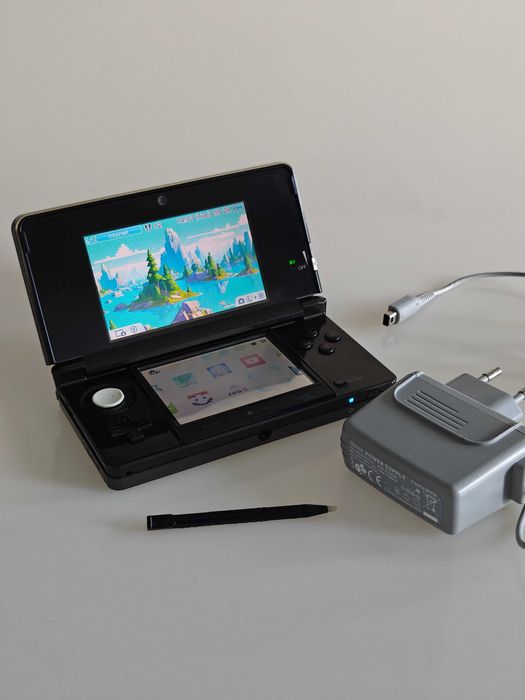 Nintendo 3ds CFW - czarna LUMA