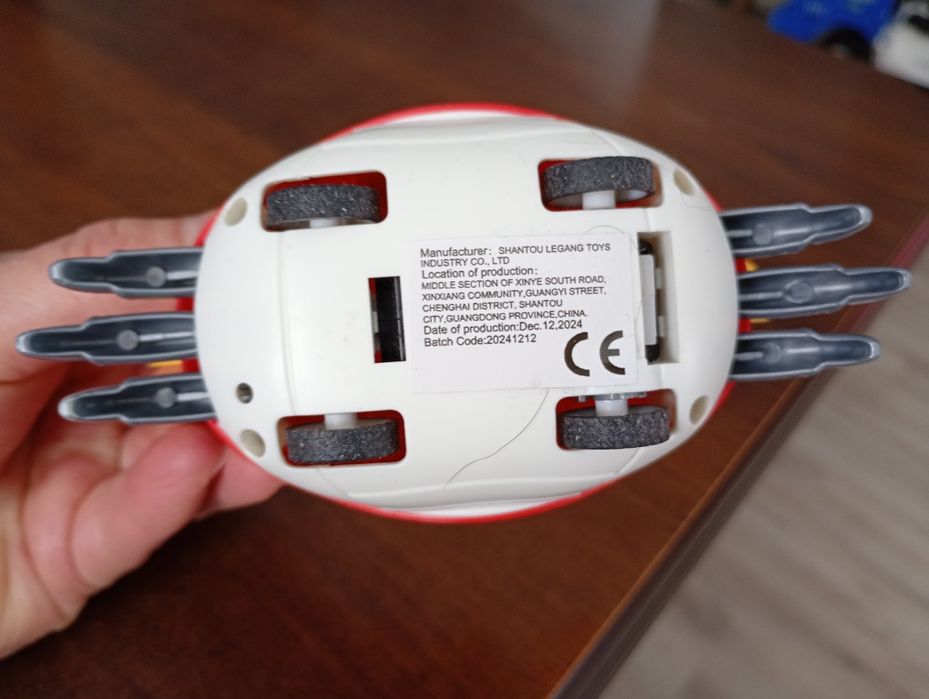 Krab nakręcany zabawka