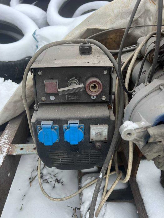 саморобний генератор 2в1 -6 кв -( копресор  520л/хв)