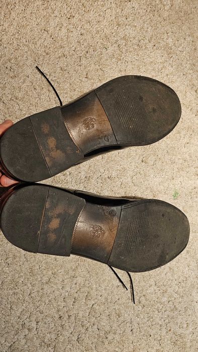 Męskie Lakierki Buty Ślubne Czarne Ryłko 45