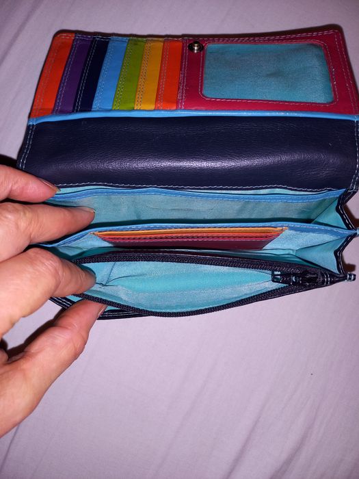 Skórzany portfel damski