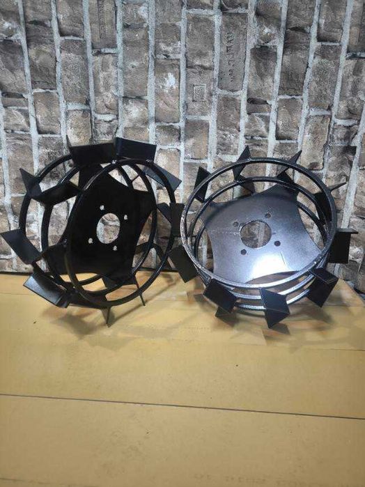 Грунтозачепи, залізні колеса до мотоблока 400\150