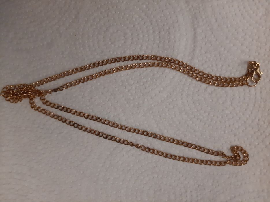 Fio/Corrente dourada com fecho lagosta