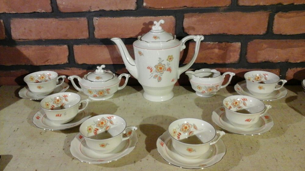 Serwis Carl Tielsch ALTWASSER,CT TIELSCH,Germany, Porcelana Śląska CT