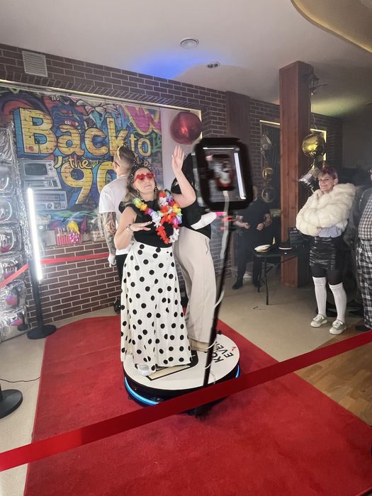 Fotobudka 360 obsługa wynajem