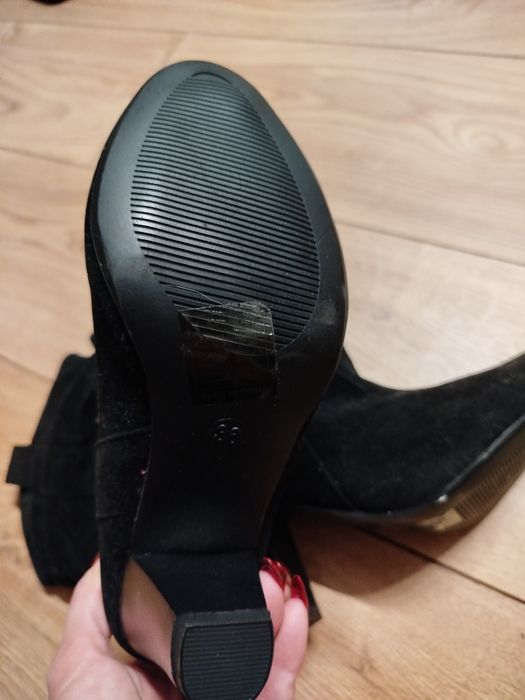 Botki czarne rozmiar 36