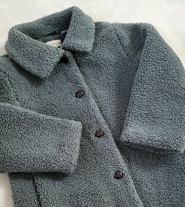 Шубка тедді mango