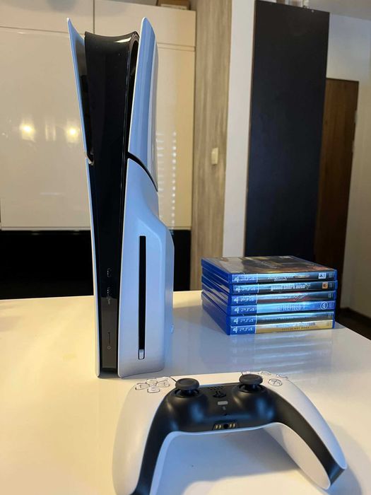 Playstation 5 PS5 Slim 1TB z Napędem / Gwarancja / Gry