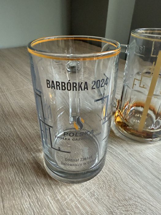 Pamiątkowy kufel do piwa kolekcjonerski barbórka