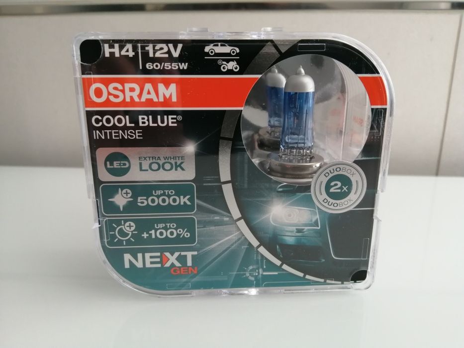 Lâmpadas H1/H4 OSRAM Cool Blue Intense NEXT Gen/Cool Blue Intense