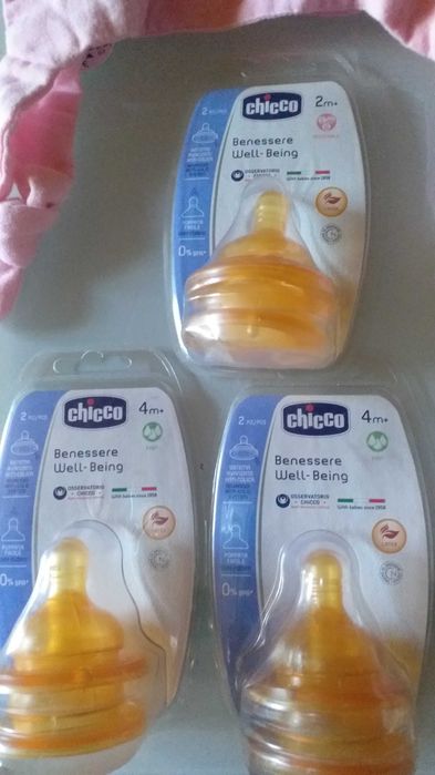 Diversos artigos novos CHICCO  e 2 fraldinhas