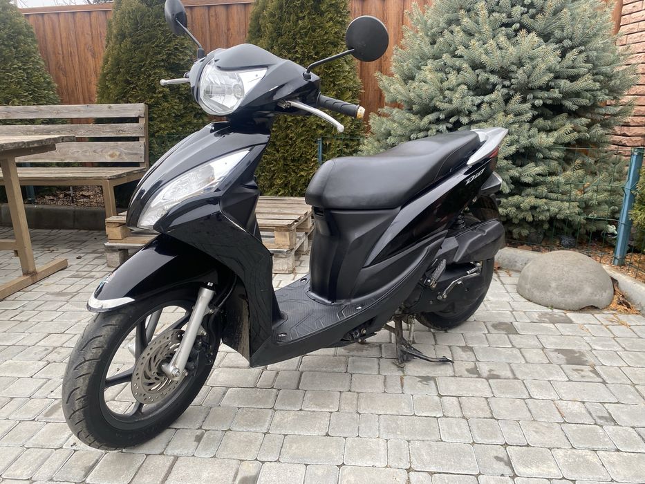 Honda dio 110, 4х тактный инжекторный 2х местный скутер