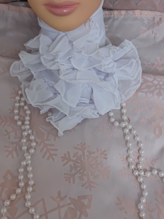 Strój przebranie akcesoria do stroju babci peruka okulary żabot korale