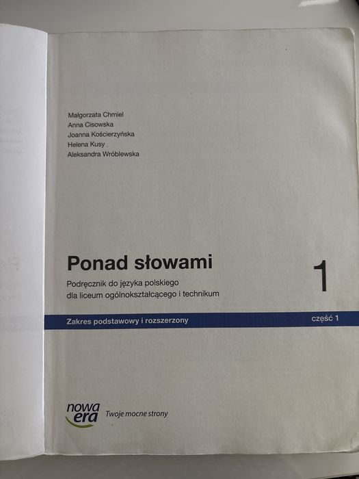 Ponad słowami 1 część 1