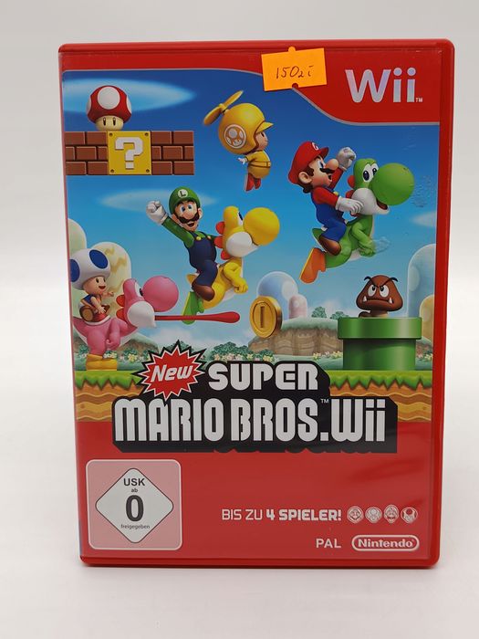 new super mario bros nintendo wii pudełkowa