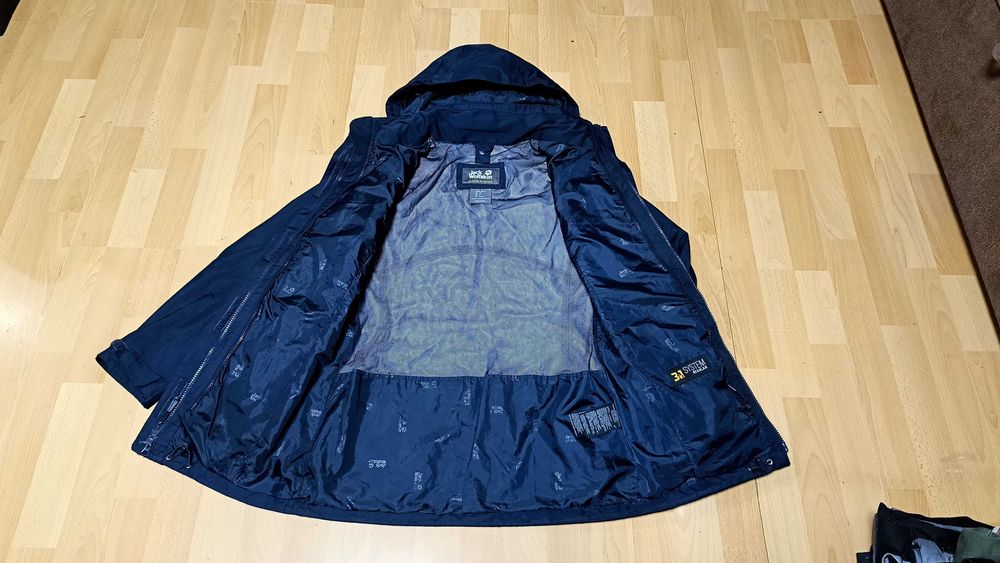 Damska kurtka 3w1 JACK WOLFSKIN TEXAPORE r.XS stan bardzo dobry