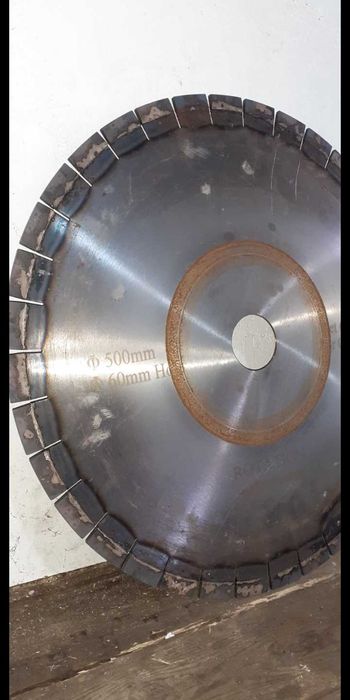 Реставрация,напайка алмазных дисков 400мм 500мм 600. для швонарезчиков