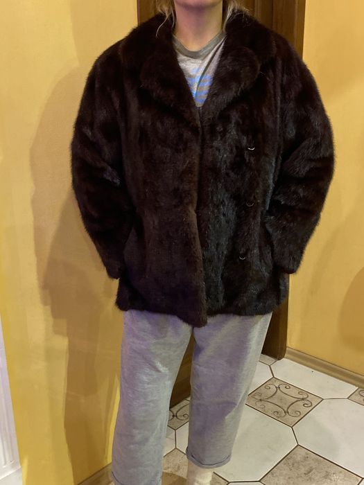 Шуба норкова цільна автоледі