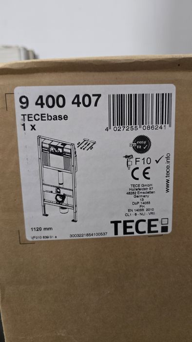TECE BASE stelaż podtynkowy do miski WC, Nowy
