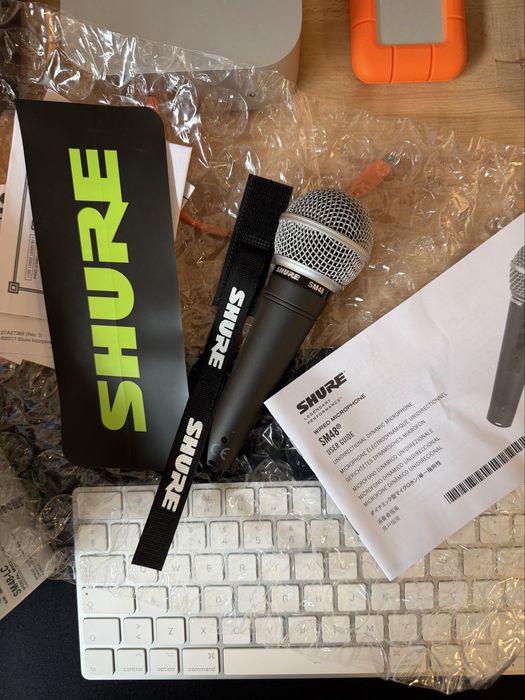 Microphone SHURE novo