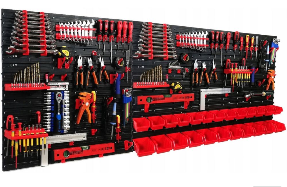 Tablica Narzędziowa Warsztatowa Ścianka 200x80cm Organizer Narzędzia