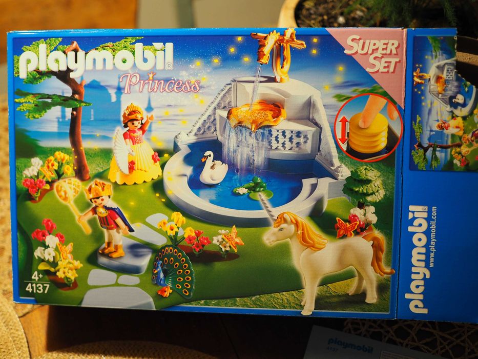 Playmobil 4137 - Baśniowa Kraina, Fontanna , jednorożec - KOMPLET 100%