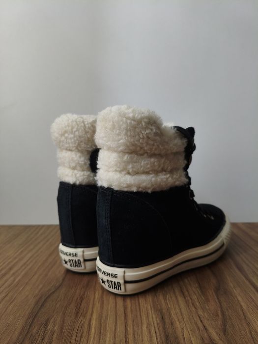 Buty Converse All Star Platform Plus Winter trampki ociepl 36,5 23,5cm