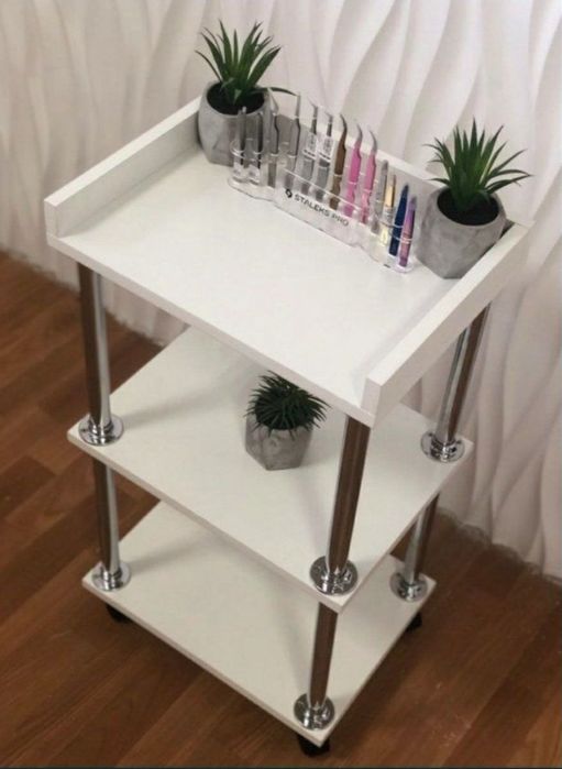 Этажерка тележка косметологическая косметолога етажерка под аппарат.