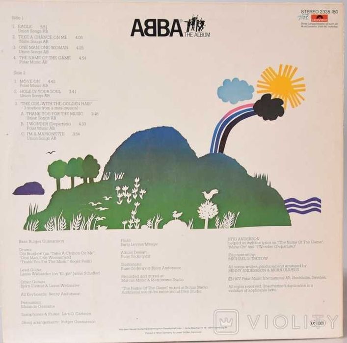 Vinyl - ABBA - винил 12" АББА Polydor пластинка