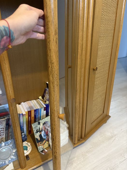 Kwiaty rattan ratanowa boho komoda meble