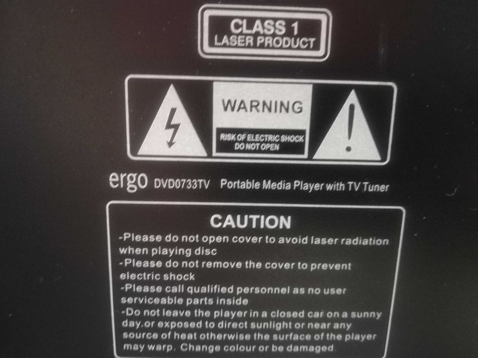 DVD Ergo TF-DVD0733TV 7"