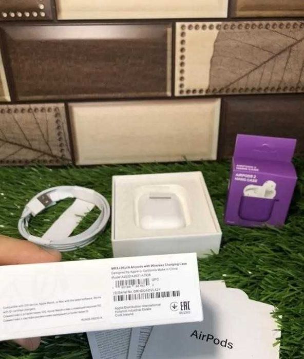 Топові Навушники АірПодс 2 1в1 +чохол