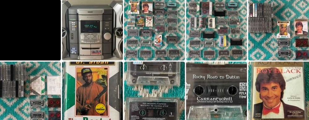 Zestaw / 23 szt / Kaset manetofonowych z rożnym stylem muzyki  WYSYŁAM Olx