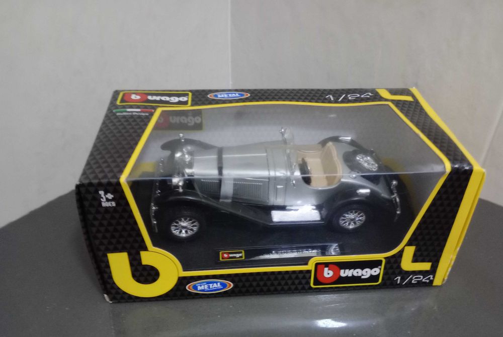 Brinquedo Coleção Carro Mercedes Bunz SSK Escala 1/24 Burago