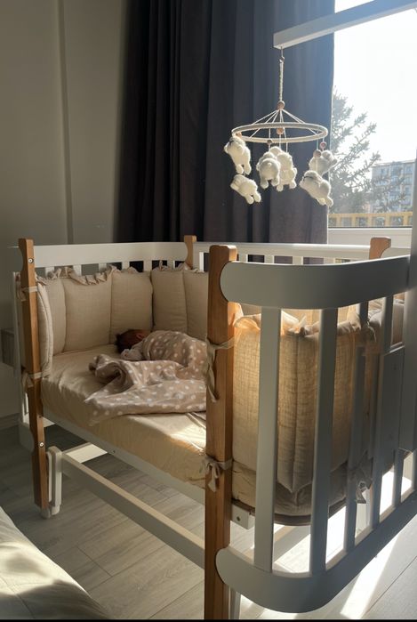 Маятник деревʼяний до ліжечка Люлька Mamo Tato 120x60 (120x70)