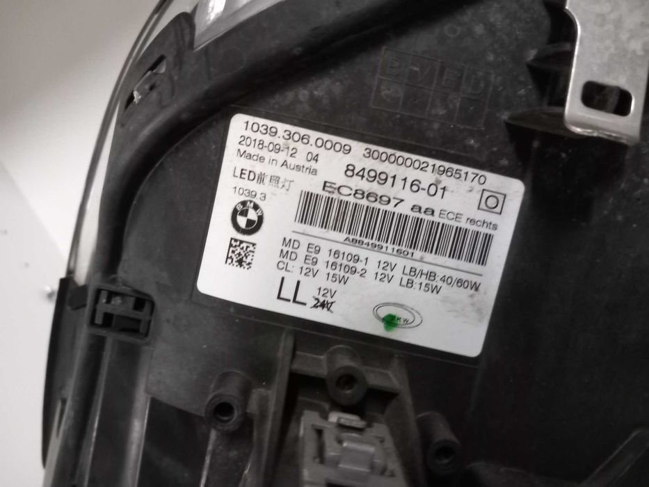 BMW Serie G30/31 farol direito/esquerdo