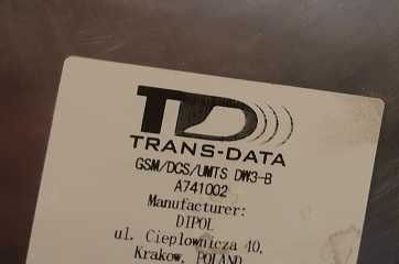 Antena GSM/DCS/UMTS DW3-B sufitowa +kabel koncentryczny około 10m