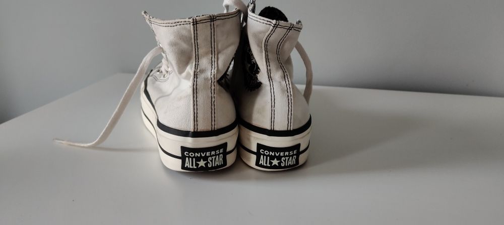 37.5 37 Converse Chuck Taylor wysokie sneakersy na platformie