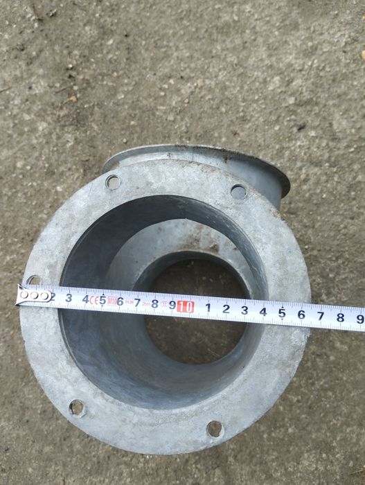 Trojnik stalowy ocynkowany 120mm