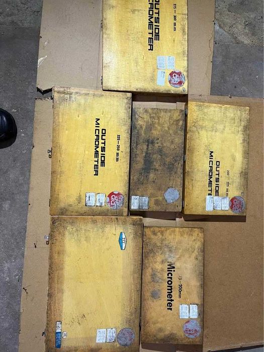 Conjunto de micrómetros exteriores